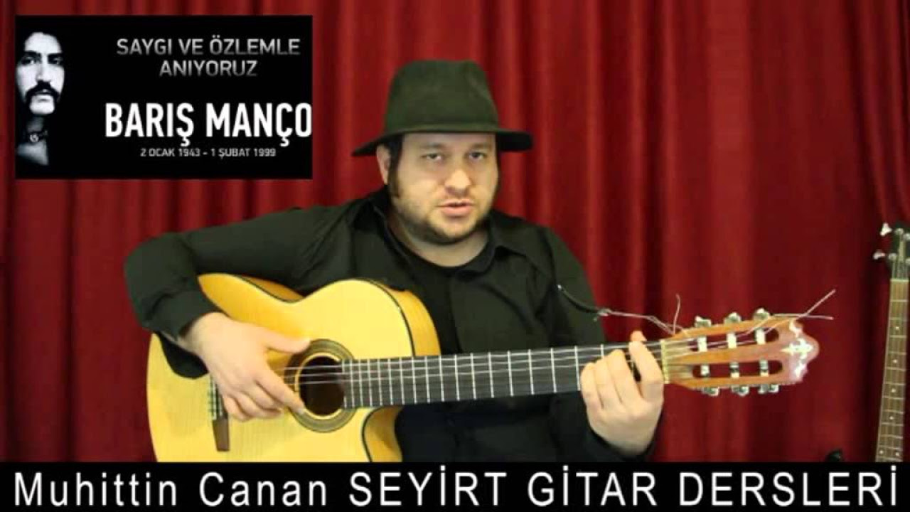 Dönence - Barış Manço - Gitar Dersi  ( Pratik Gitar Kursu )
